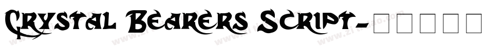 Crystal Bearers Script字体转换